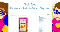 Desktop Screenshot of fitgirlfood.com